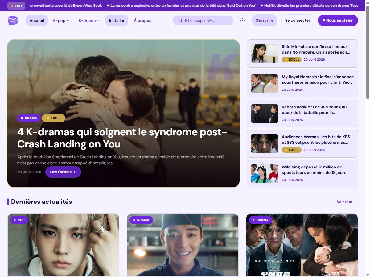 Mworago — Gestion des projets et des médias par Breizhzion